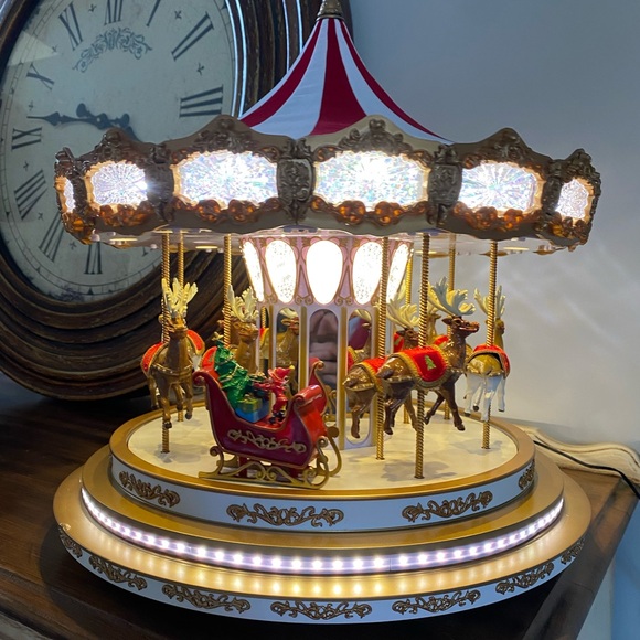 Mr. Christmas Regal Carousel Musical Animated Christmas Decoration, 17.25 inches - Picture 4 of 14